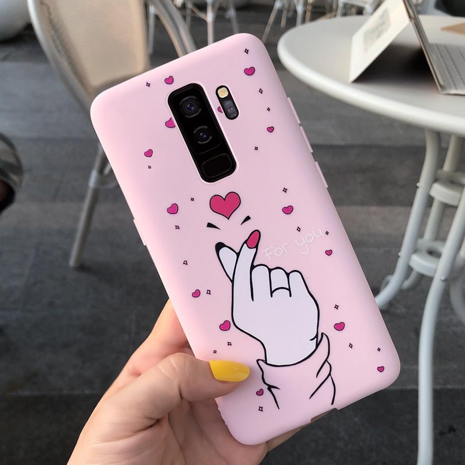 Чехол для Samsung Galaxy S9 Plus S9+ G965F Милый Конфетный Расписной Fundas Матовый Чехол для Samsung S9 S9+ S 9 Plus Чехол для Телефона Мягкие Сумки