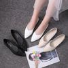 Fashion New Women Shoes Spring Autumn Ladies Flat Shoes Fashion Girl's PU Leather V Cut Woman Casual Shoes