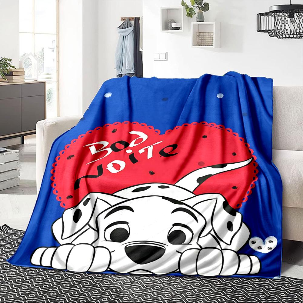 Good Night Dalmatian Blanket Soft Throw Blanket For Home Bedroom Bed Sofa Travel Office Solid Christmas Blanket