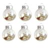 Round Clear Christmas Balls Pendant 6cm/8cm Xmas Tree Pendants  Wedding Hanging Pendant