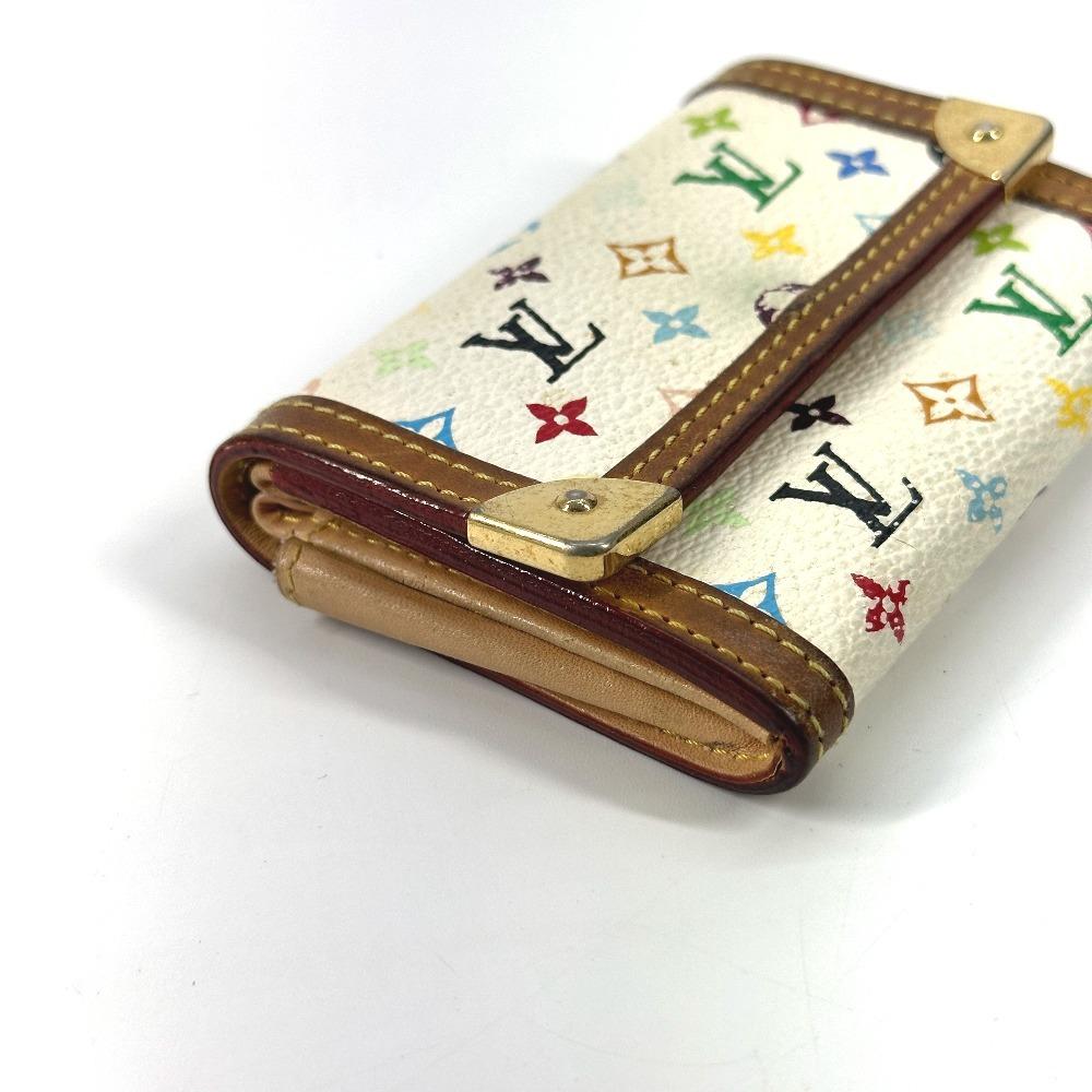 Louis Vuitton M92657 MonogramMulticolore Porto Monnaie-Plat Wallet coin purse