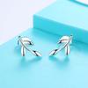 Leaf Earrings Female Mori Small Fresh Art Style Leaf Earrings Fashion Simple