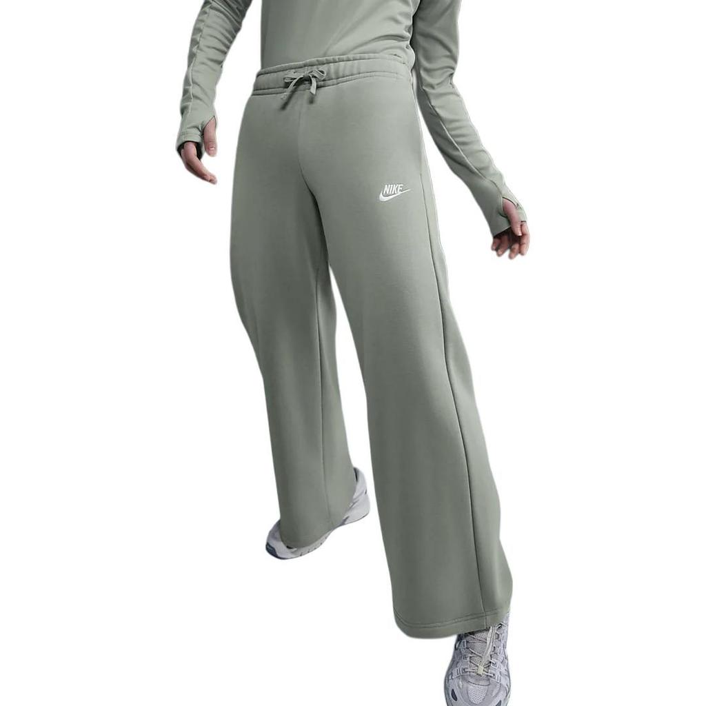 Nike Спортивные штаны Club Fleece для женщин, средняя посадка, широкие, FB2728-370