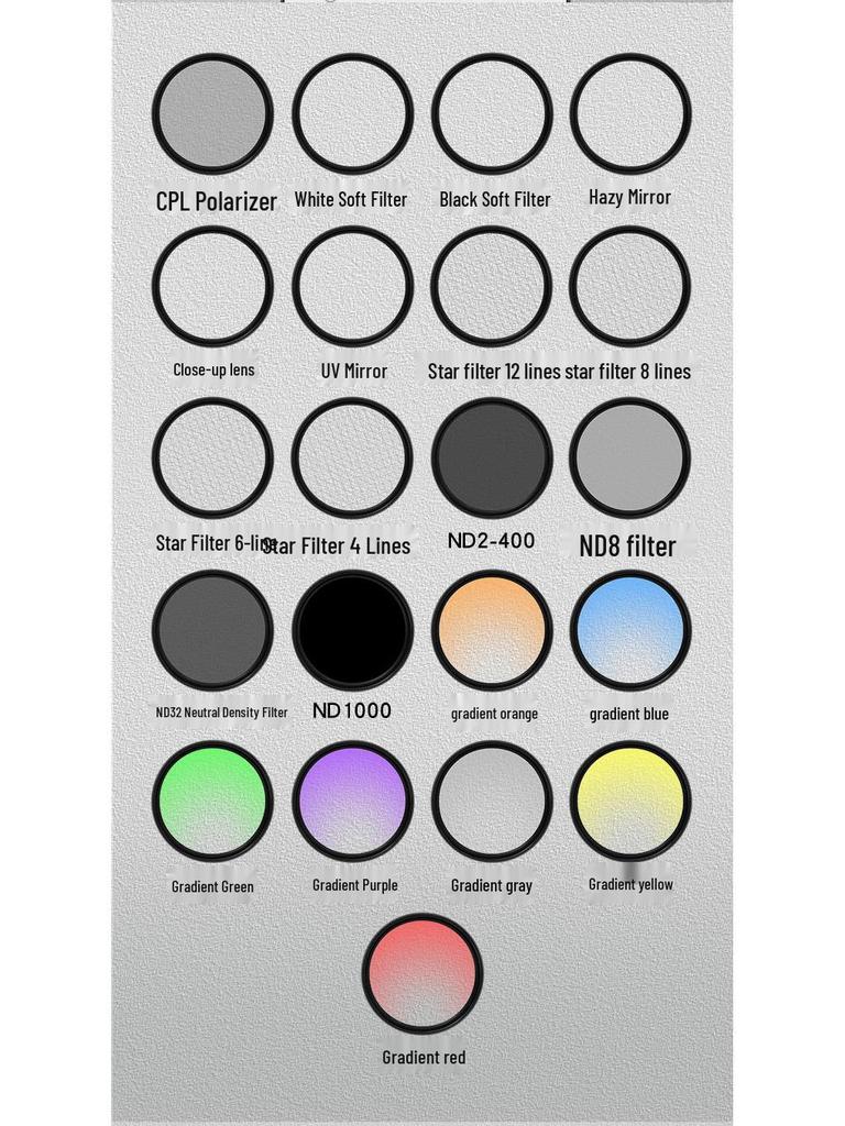 Чехол-фильтр для объектива Apple iPhone 13 Pro - Набор линз CPL 52 мм