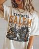 Take Me To Salem Tee, Halloween T-shirt, Comfort Colors T-shirt, Spooky SeasonTee, Vintage Inspired, Size Up for Oversized, Witch Tee