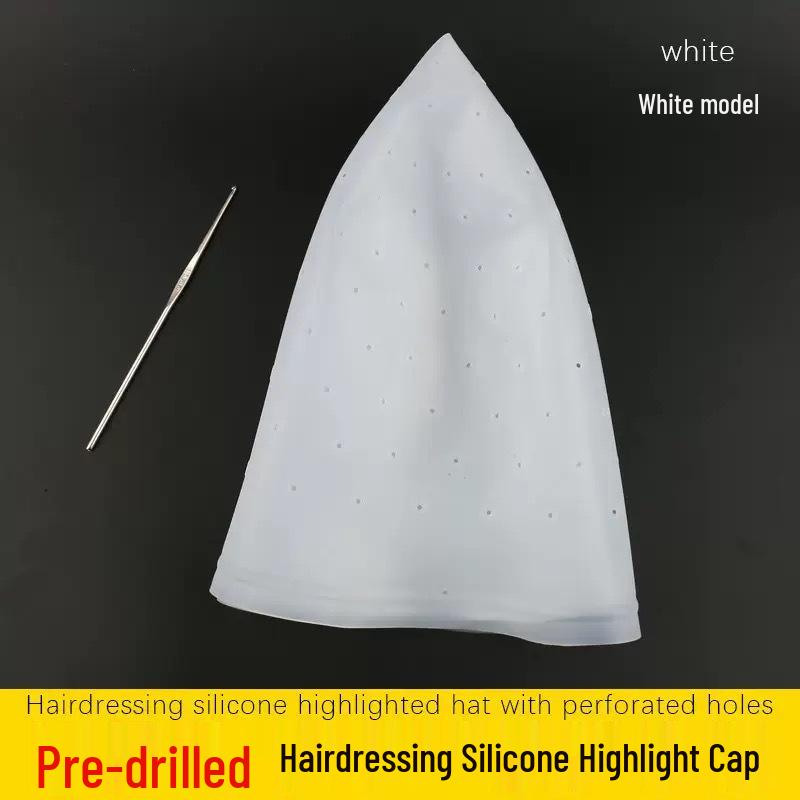 Силиконовая шапочка для мелирования волос для салонного использования - Инструмент для перманентной завивки без проколов