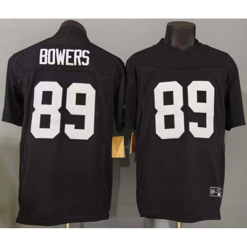 Las Vegas Raiders 89 Brock Bowers White Fan Jersey NFL Football Uniform Men