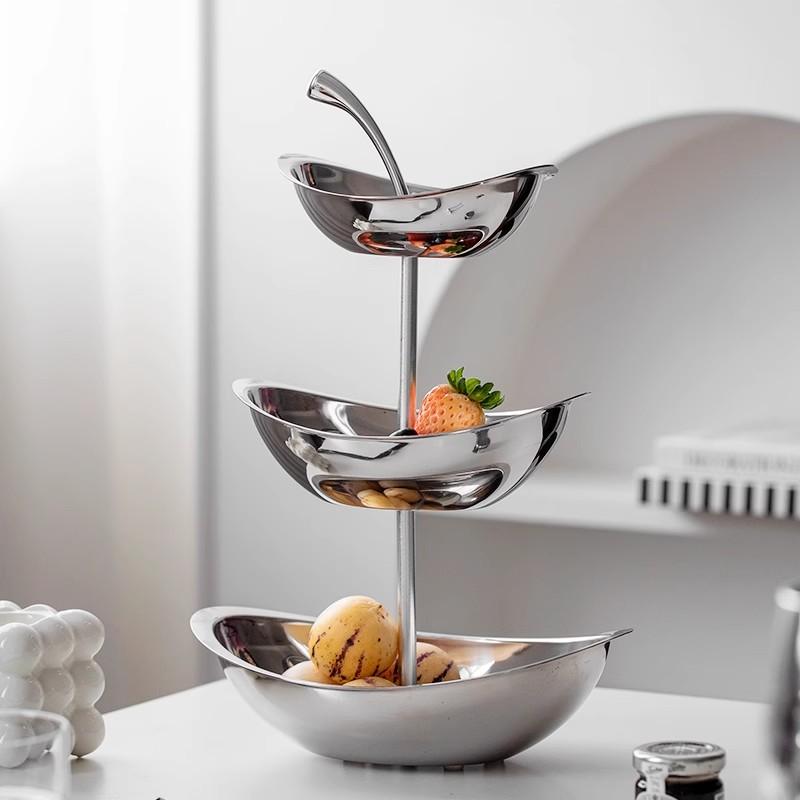 Фруктовая тарелка MOMO для дома, гостиной, журнального столика, украшения, конфетница, поднос для закусок, многослойная высококачественная фруктовая тарелка
