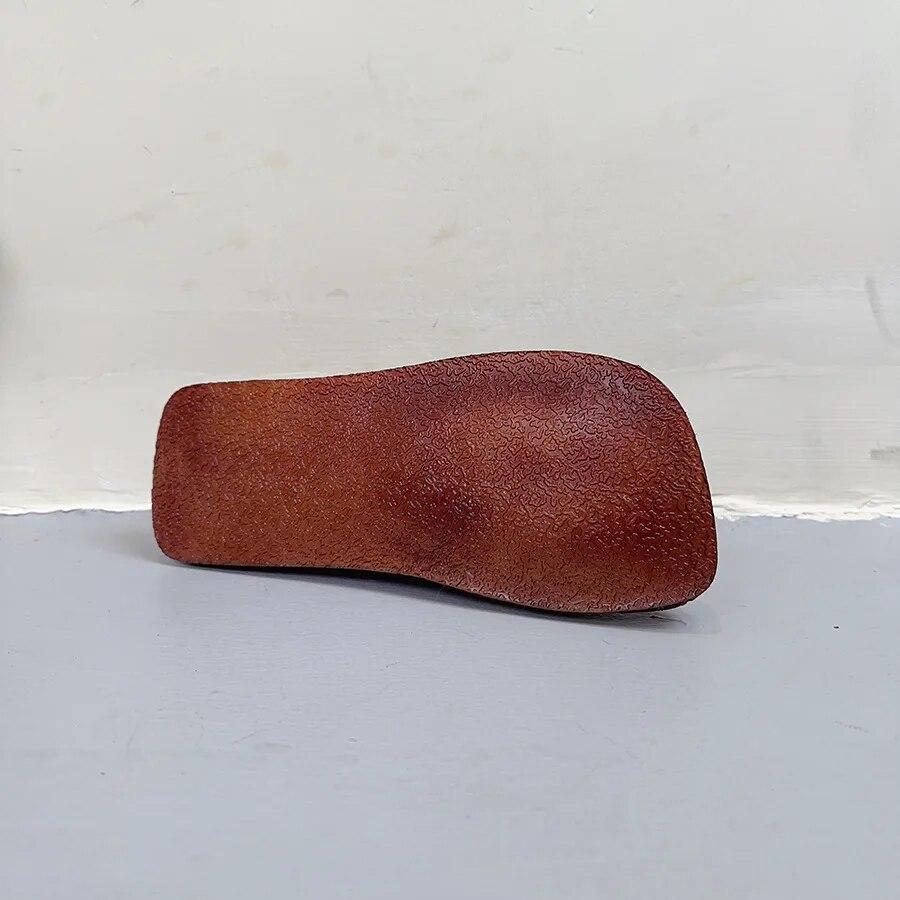 Johnature Лоферы из натуральной кожи в стиле ретро на мелкой плоской подошве. Удобная женская обувь без шнуровки на мягкой подошве с квадратным носком