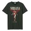 Amplified Nirvana In Utero Цветной Официальный Мерч Хлопковая Футболка 100% Мужские Футболки Топ Новый-
