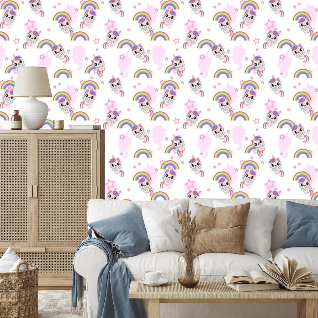 Wallpaper Little Cute Kittens for Living Room and Bedroom 50x1000