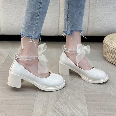 Женские мокасины в британском стиле 2024 года, сабо на платформе с круглым носком, повседневные женские кроссовки, оксфорды с бантом, женские сандалии