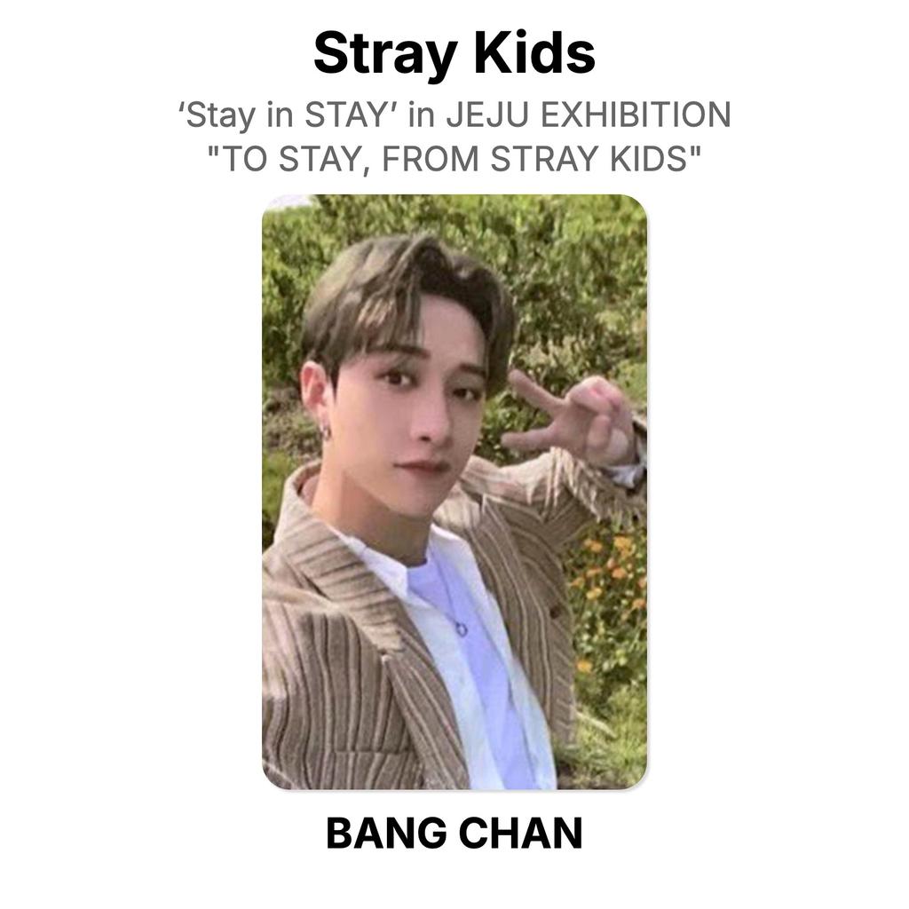 Stray Kids «Stay in STAY» на ВЫСТАВКЕ В ЧЕДЖУ «TO STAY, FROM STRAY KIDS» Официальная фотокарточка