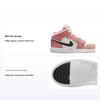 Air 1 Mid ALT SE PS Оранжевые замшевые детские кроссовки Team-Orange Sail White DZ4470-800