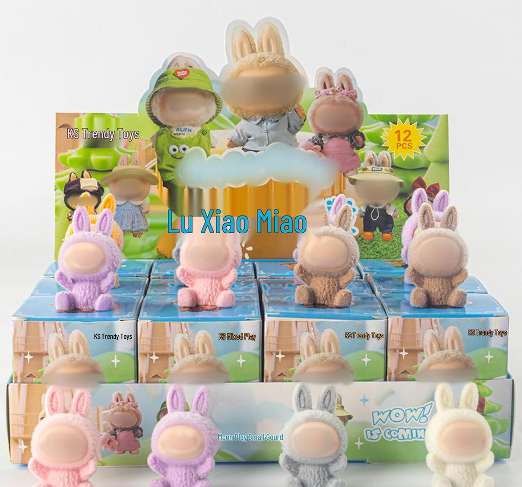Популярная рождественская кукла Abubu от Pop Mart, елочное украшение, игрушка-сюрприз