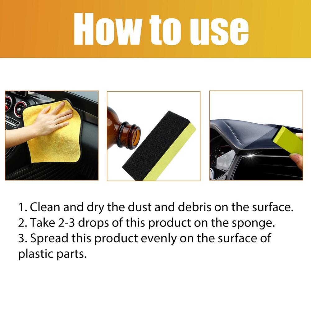 Паста для восстановления салона автомобиля Пластик Кожа Паста для восстановления Губка