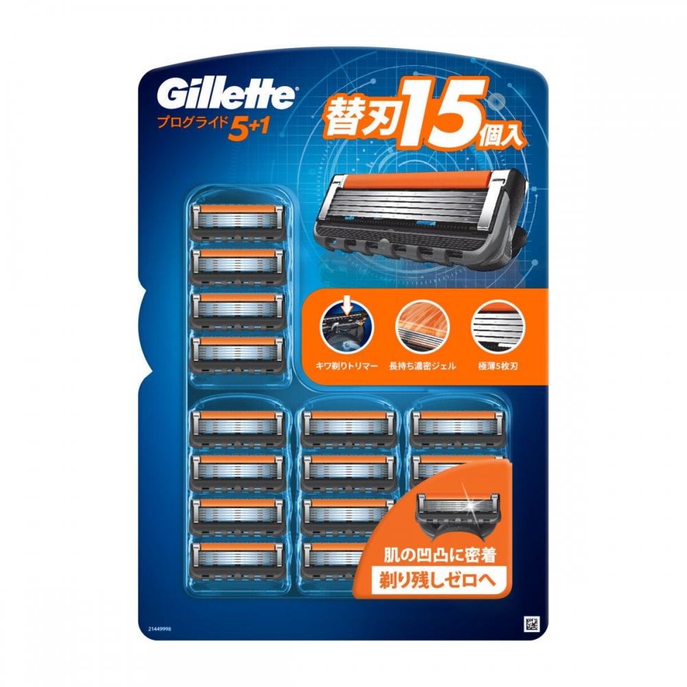 Gillette Gillette Proglide Ручная бритва Лазер 15 Сменное лезвие