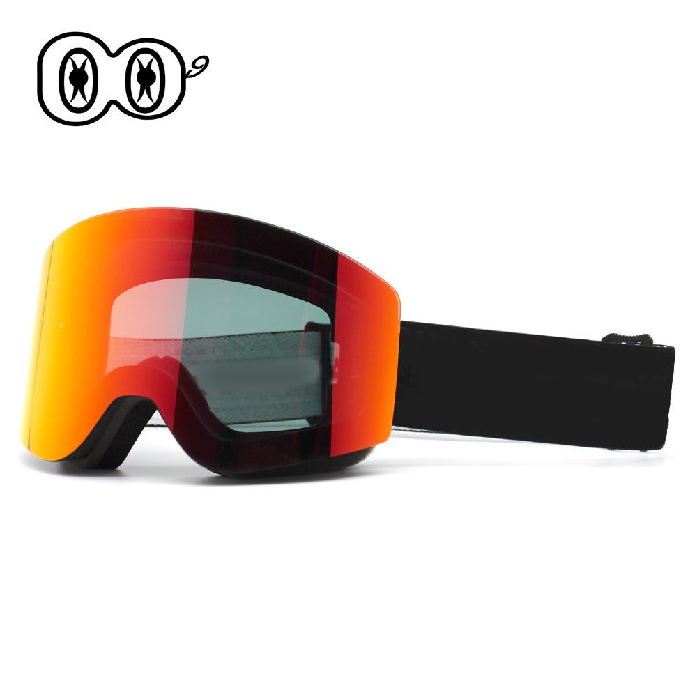 Outdoor Double-layer Anti-fog Large Cylindrical Ski Glasses Men's and Women's Professional Ski Equipment UV-proof Goggles