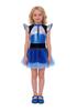 Женское платье-косплей "Космический кадет" - Астронавт-робот ИИ, юбка с сетчатыми рукавами