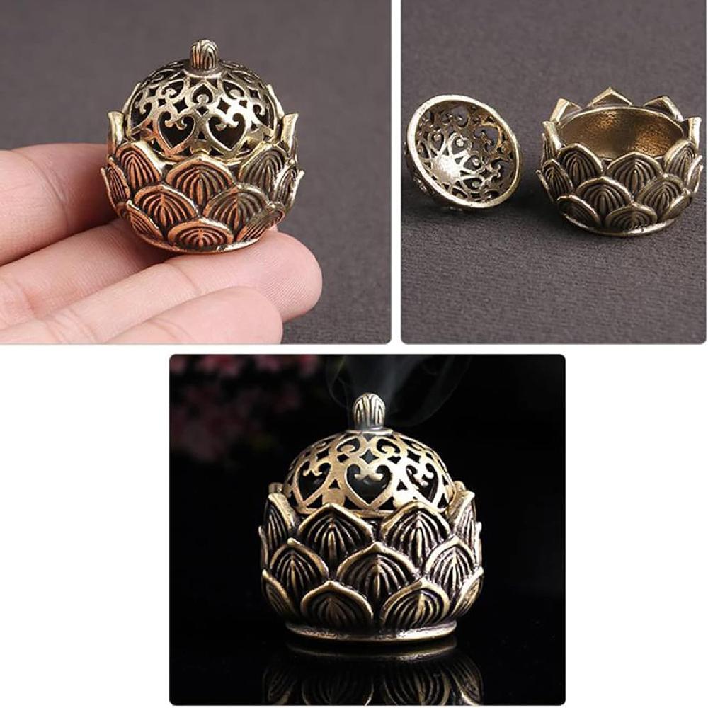 Курильница для благовоний Feng Shui Lotus Zen Coil Holder Censer для ароматерапии Tea House Meditation Tabletop Decoration