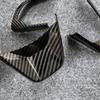 Carbon Fiber Look Steering Wheel Panel Bezel Trim Moldings For 2024 Suzuki Swift