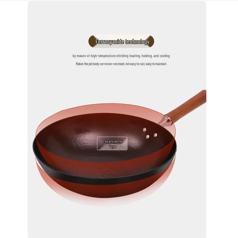 COOKER KING Ручная ковка Чугунный вок