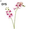 Medoc Artificial Orchid 3D Print Desktop Ornaments Plastic Bedside Living Room Simulation Plant for Office