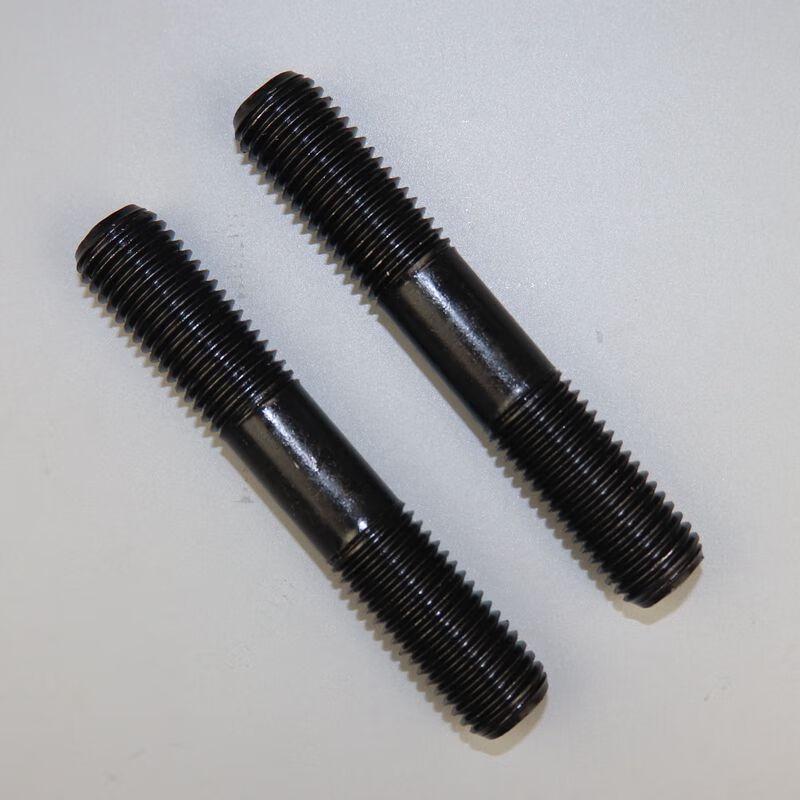 8.8 Grade High-Strength Blackened Carbon Steel Double-Ended Stud Bolt