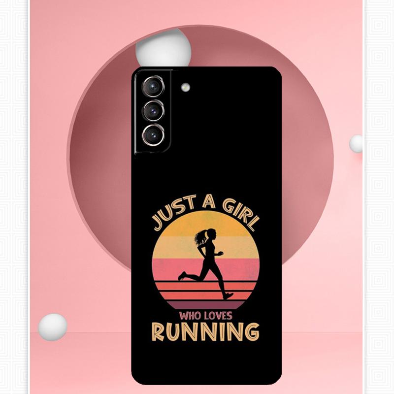 Чехол для тренажерного зала для фитнес-девушки для Samsung Galaxy S24 S23 Ultra S22 S20 FE S21 FE Note 10 20 S8 S9 S10 Plus