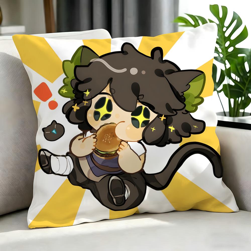 anime The Legend of Hei Cushion Cover Cushion Cover Set Pcs x x x Pillowcase Decorative Sofa Home Decor