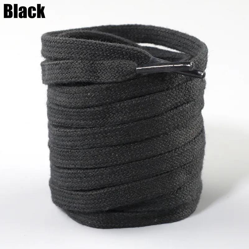 № 8, 1 пара однотонных классических шнурков для обуви, белые, черные спортивные шнурки на плоской подошве, мужские и женские кроссовки, парусиновые шнурки для высокой обуви