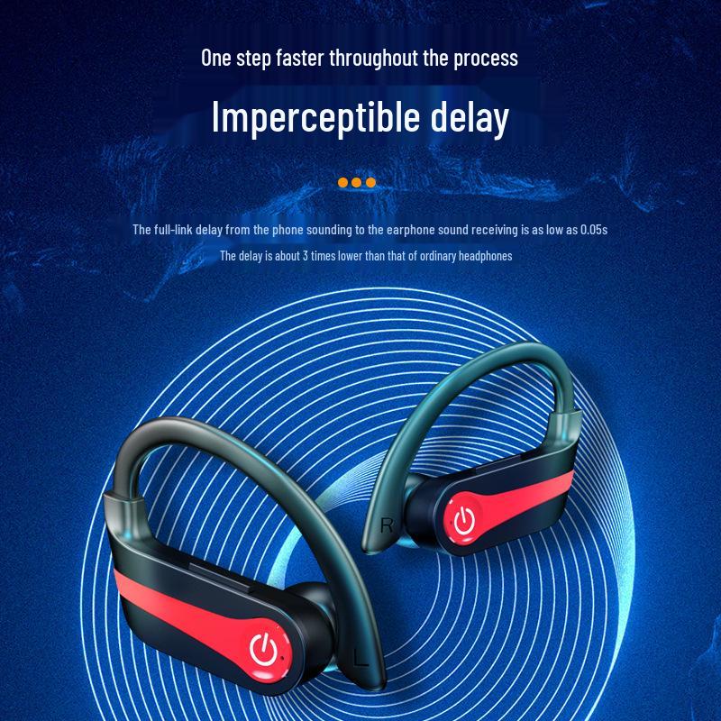 Ультра-длительное время работы, шумоподавление, заушные TWS Bluetooth-наушники для спорта и игр