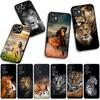 for Motorola Moto G54 G05 G24 G45 G55 G75 G85 G15 G57 G86 Power Edge 50 30 Fusion neo Pro Case Tiger Lion Art Leopard Horse