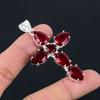 Ruby Gemstone Pendant Solid 925 Sterling Silver Pendant Jewelry Gift For Unisex LG-081