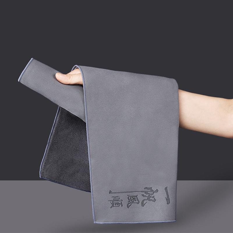 1 шт. Супер впитывающее полотенце для сушки автомобиля, замшевая коралловая бархатная двухсторонняя салфетка для чистки автомобиля, многоцелевое автомобильное полотенце, автомобильные аксессуары