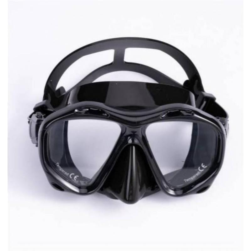 Large Frame HD Snorkel Mask Anti-Fog Swimming Goggles Adults Men Women