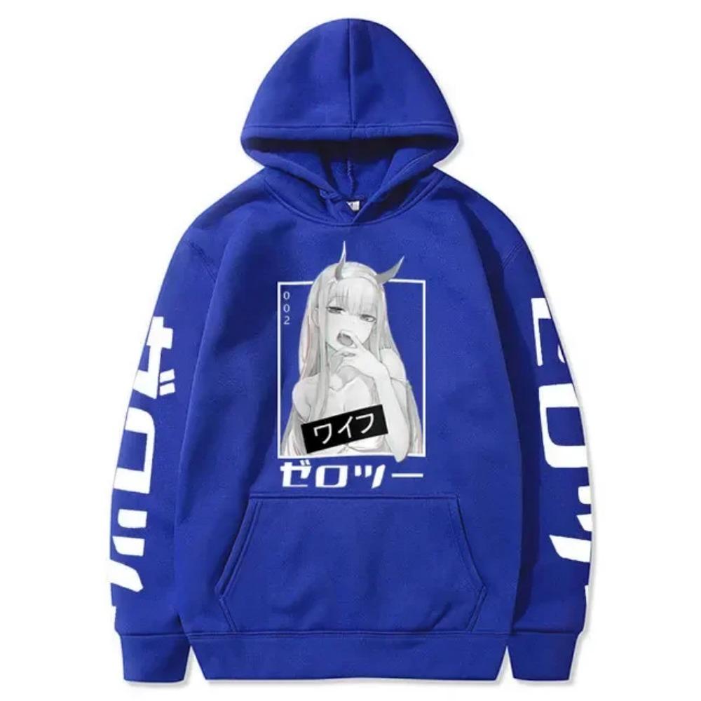 Anime Darling In The Franxx Zero Printed Women's Hoodies Casual Street Wear Hooded Autumn and Winter Casual Sweatshirts