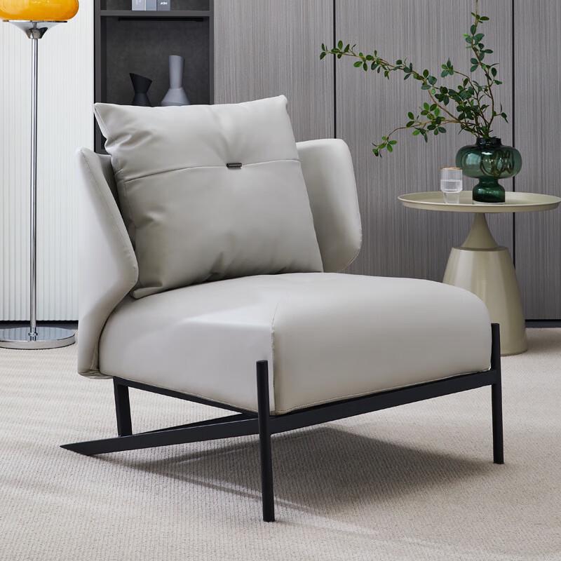 Longjian Italian Light Luxury Single Sofa Chair