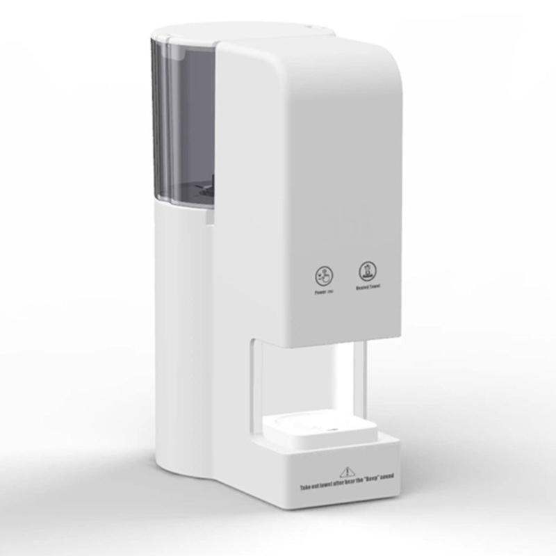 Подогреватель полотенец для лица с интеллектуальным контролем температуры, функция безопасности, резервуар 500 мл для бережного снятия макияжа