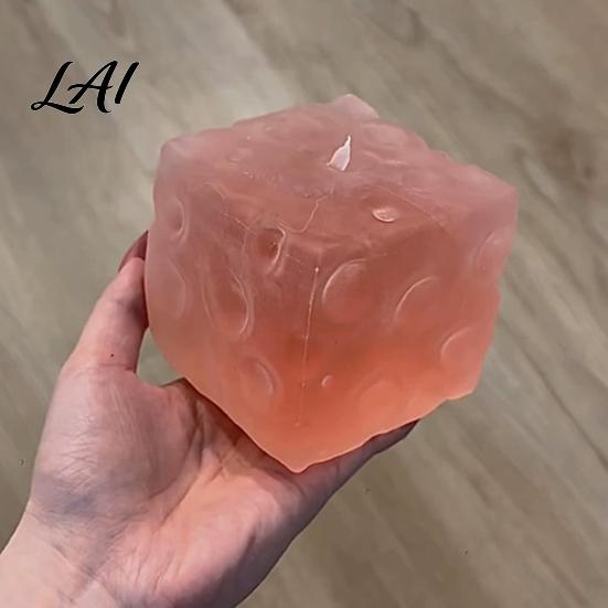 Giant Cheese Cube Squeeze Toy Realistic Slow Rebound Stress Relief for Kids Hand Therapy Squeezers Adults Soft Sensory Fidget Toy Anxiety