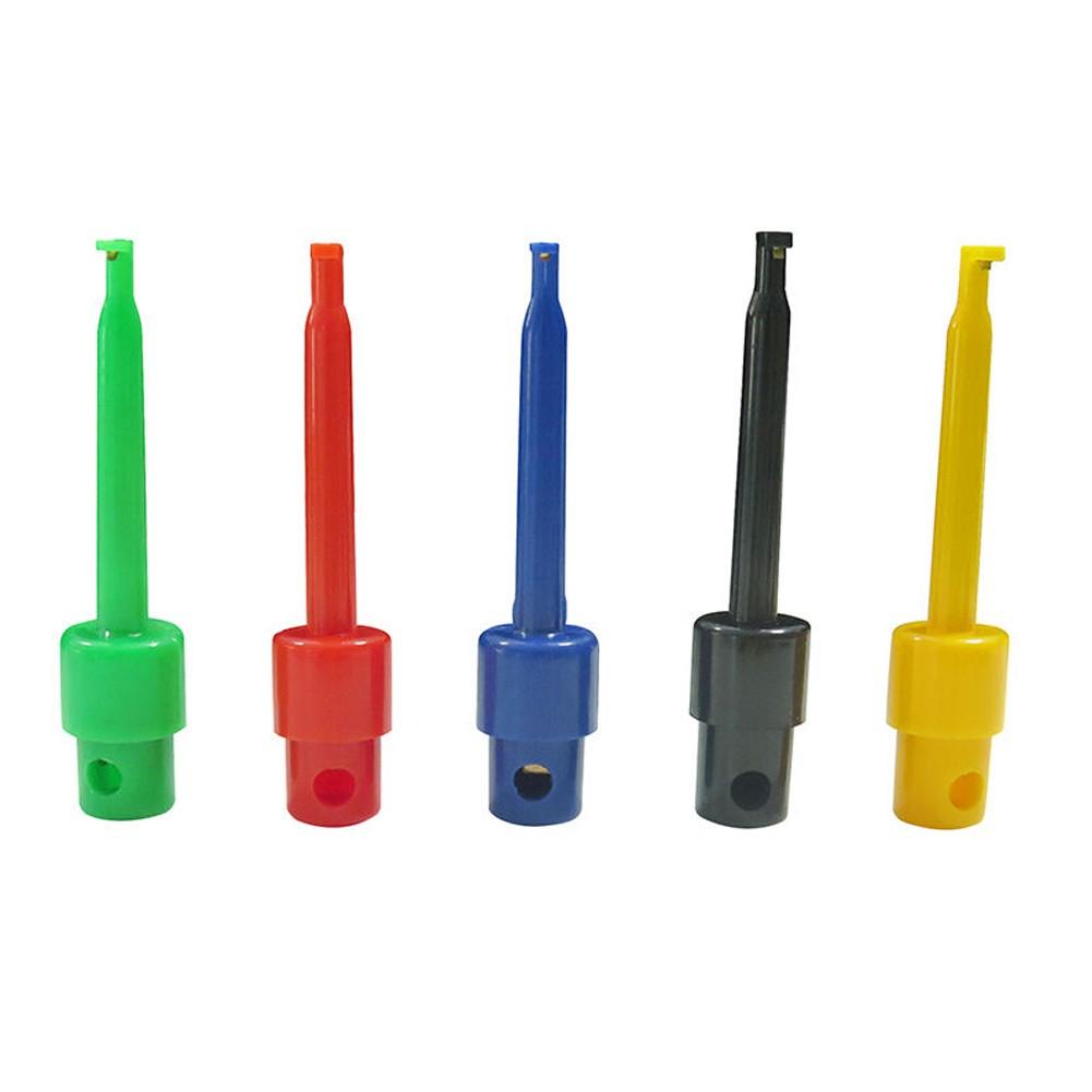 10pcs For SMD IC Test Hook Clip Mini Grabber Insulated Copper for DIY Electrical