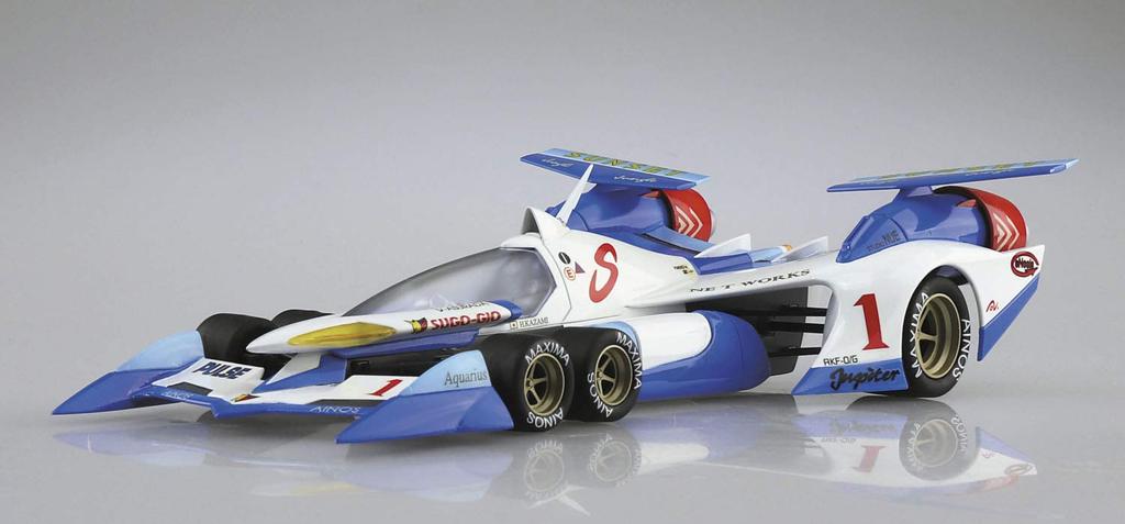 Aoshima Bunka Kyozai Cyber Formula New Asurada Lifting Turn Mode Scale Пластиковая модель № 8 AKF-0/G 1/24