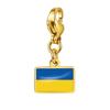 Подвески-флаги стран 10 мм Кулон Ожерелье Браслет Брелок Цепочка для сумки Ювелирные изделия из нержавеющей стали Памятный подарок для друга