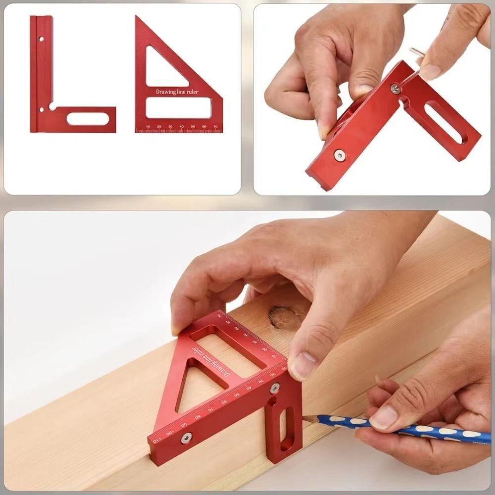 45/90 Degree Miter Triangle Ruler 3D Multi Angle Woodworking Ruler  Woodworking Projects