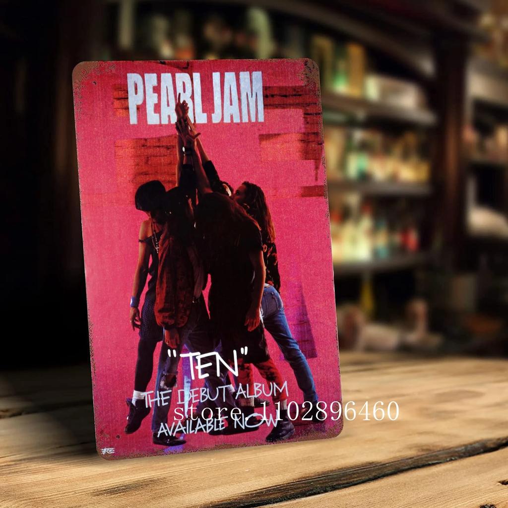 pearl jam Metal Plaques & Signs wall decor Vintage Tin Signs Captain Metal Poster Decor for Bar Pub Club Wall Decoration