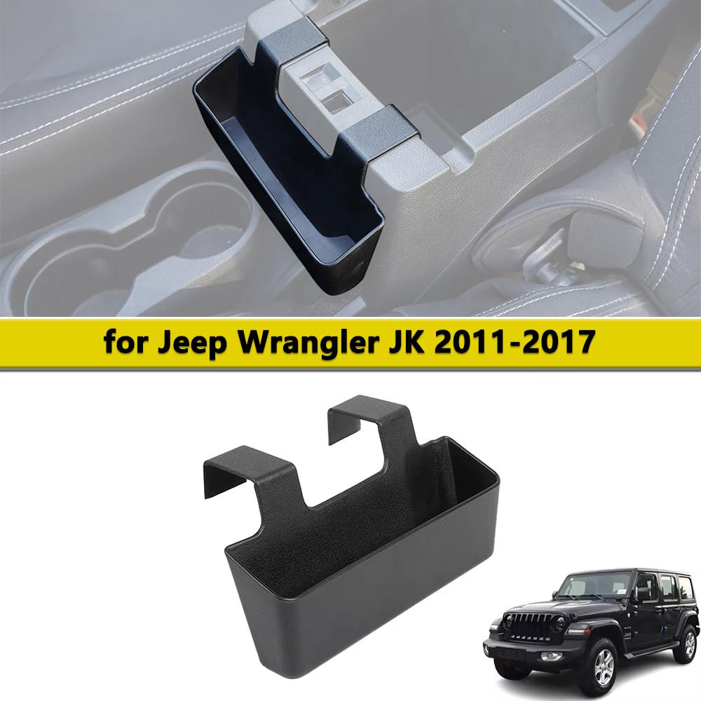 Center Console Hanging Armrest Storage Box Organizer Tray for Jeep Wrangler JK 2011-2017 Car Interior Accessory Stowing Tidying ew1