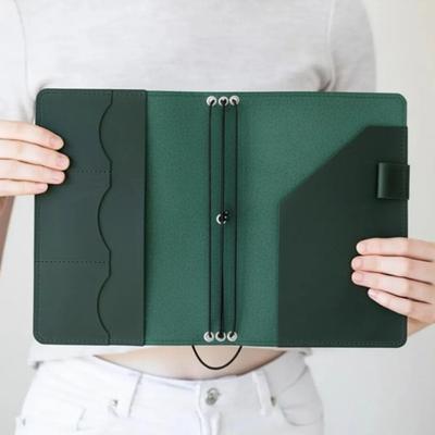 Loose Leaf Notebook Organizer Compact Book Protective Cover Vintage Notebook Cover For Hobby