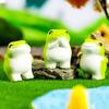 Миниатюрная фигурка лягушки из смолы Yousheng, маленькое животное, мультяшная статуэтка лягушки для микро-сада фей, ландшафтного дизайна, поделок для террариумов