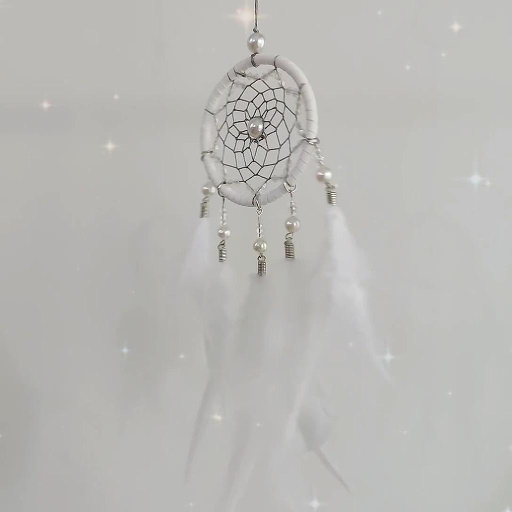 Ловец снов подвеска для автомобиля аксессуар для интерьера для перьев зеркало подвесной кулон домашний декор счастливый автомобильный орнамент для девушек и мужчин