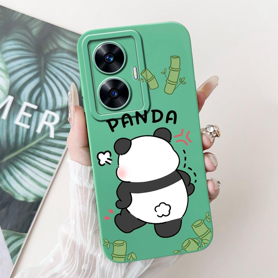 For Realme C55 Case 6.72" Cover Cute Rabbit Soft Silicone TPU Protective Phone Case For OPPO Realme C55 C 55 Bumper RMX3710 Capa